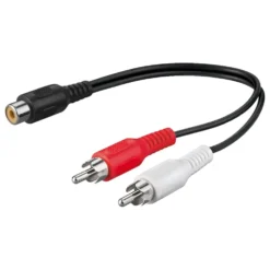 Adapter för subwoofer 2x hane