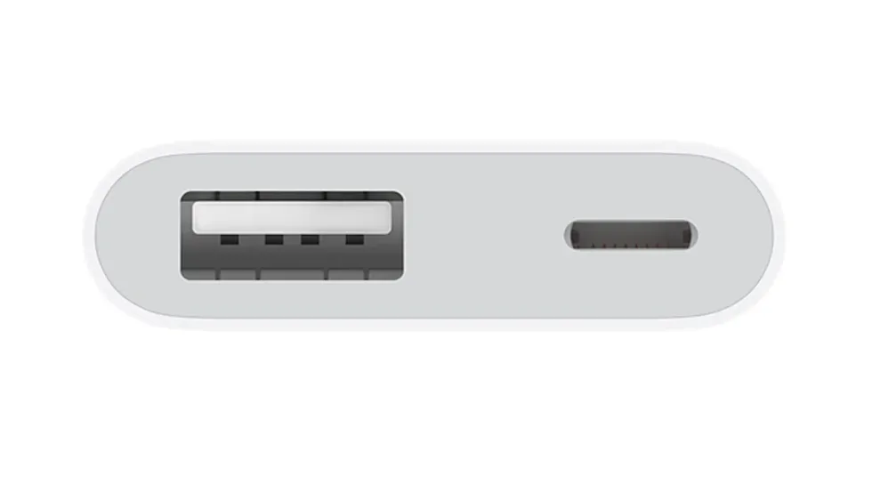 Adapter Lightning till USB med strömförsörjning