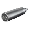 Adapter XLR-hane till RCA-hane