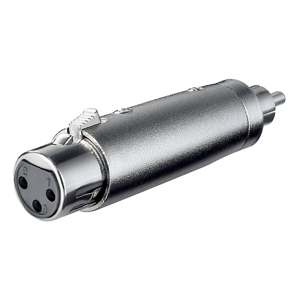 Adapter XLR-hona till RCA-hane