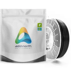 Addnorth PETG-filament för 3D-skrivare 1,75 mm Svart
