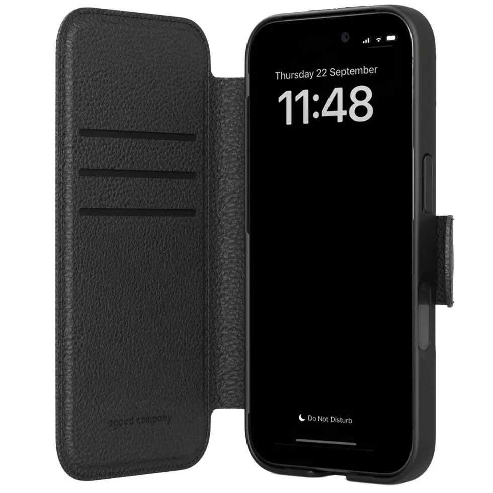 agood company Mobilplånbok iPhone Air Svart