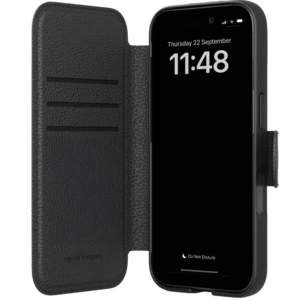 agood company Mobilplånbok iPhone 17 Svart