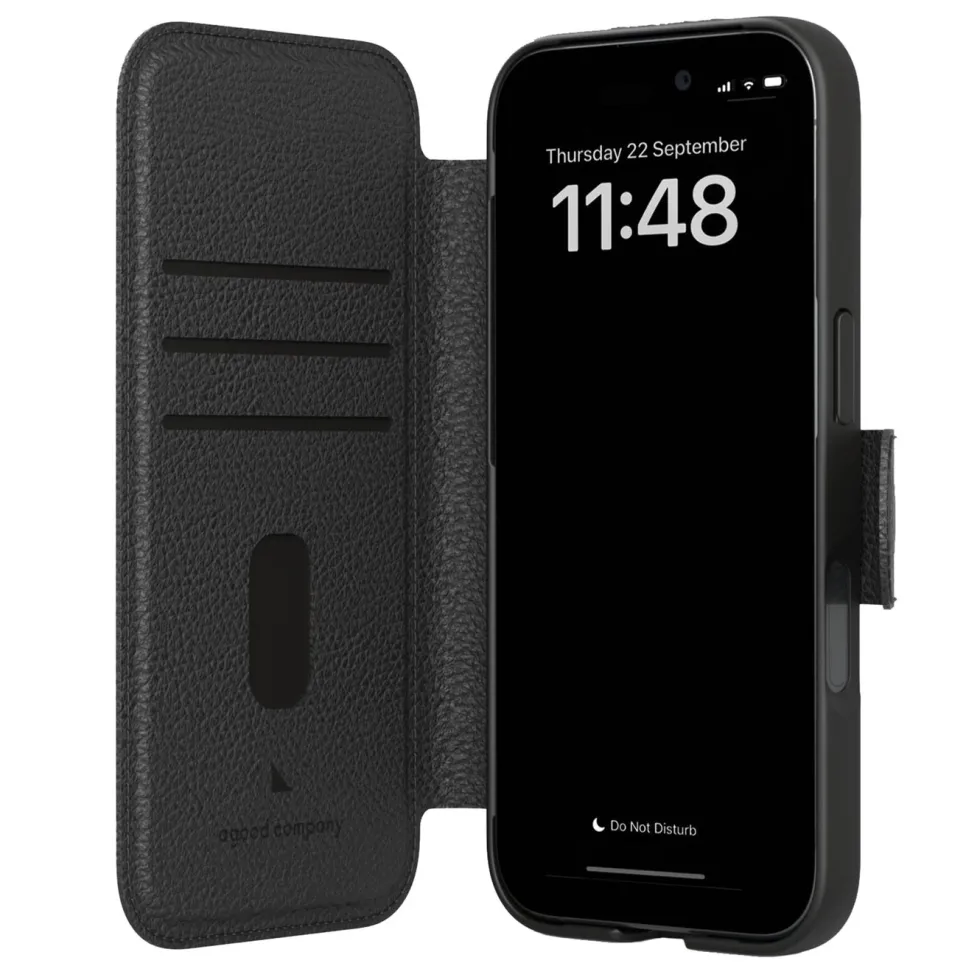 agood company Mobilplånbok iPhone 16 Pro Max Svart