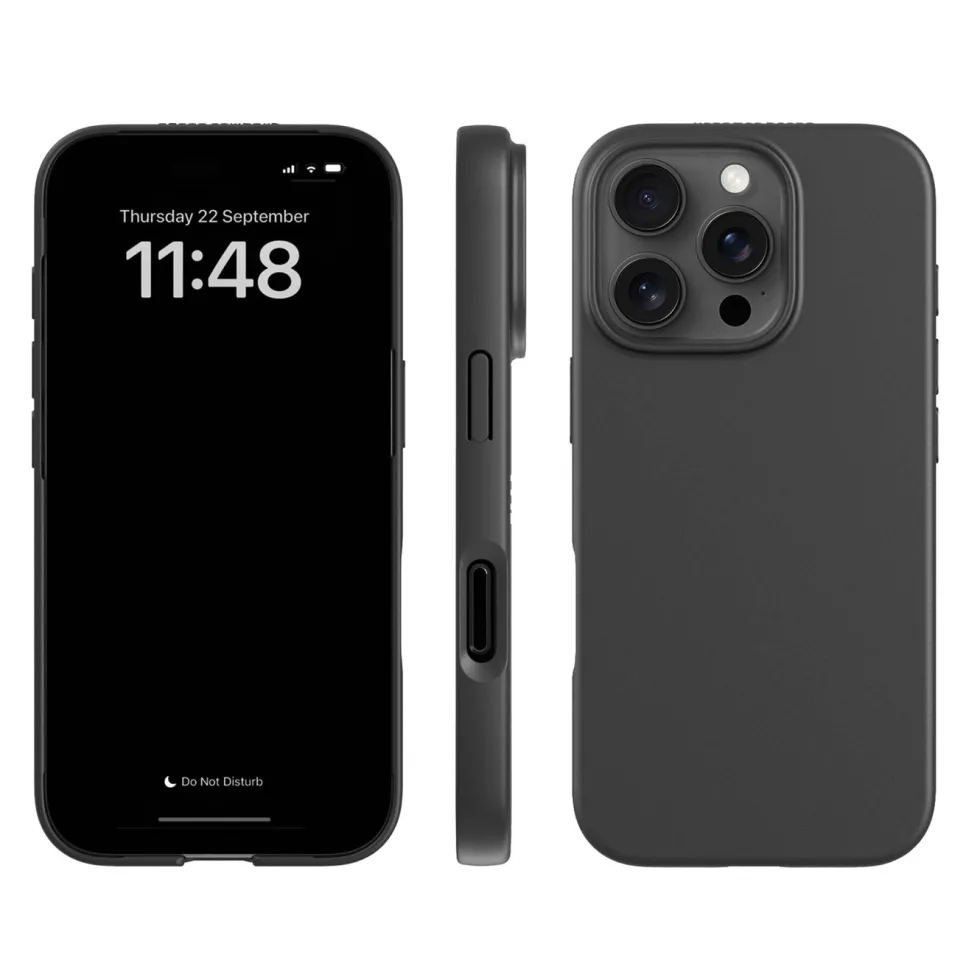 agood company Växtbaserat mobilskal iPhone 16 Pro Svart