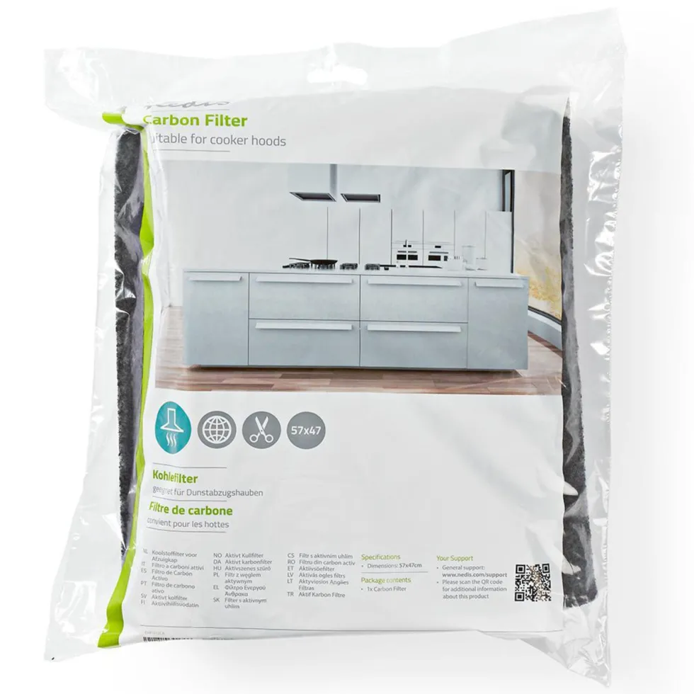 Aktivt kolfilter för köksfläkt 360 g/m²