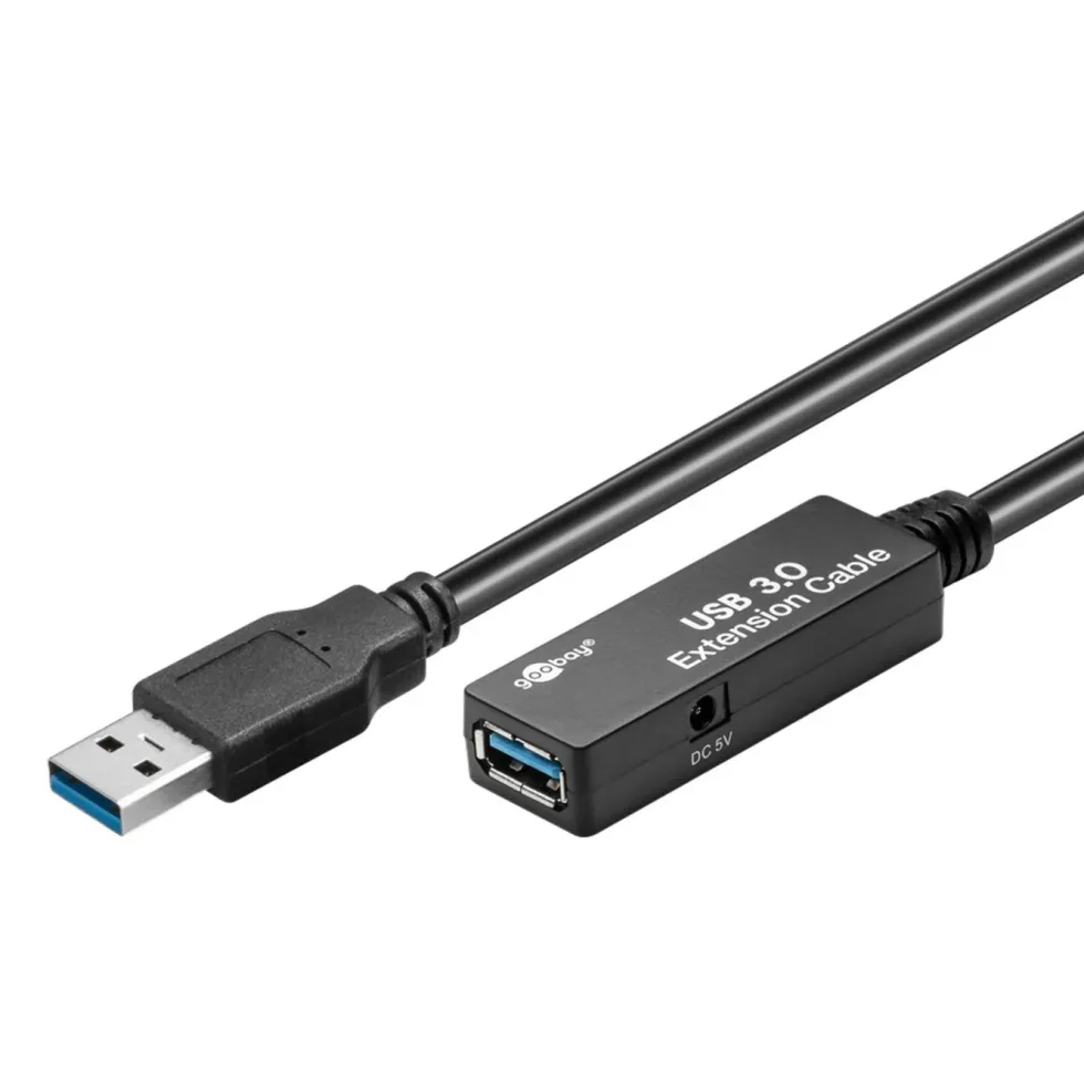 Aktiv USB 3.0 förlängningskabel 5 m