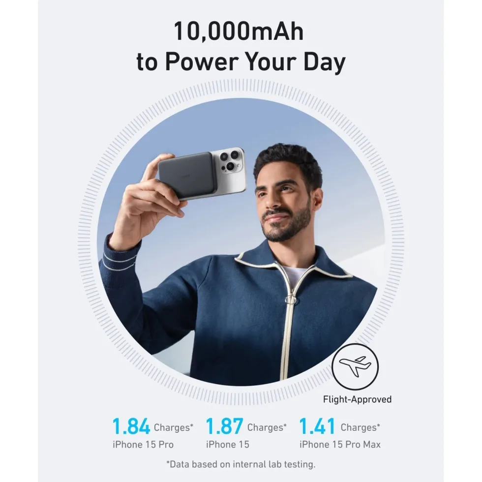 Anker MagGo Powerbank Slim 10000mah Qi2