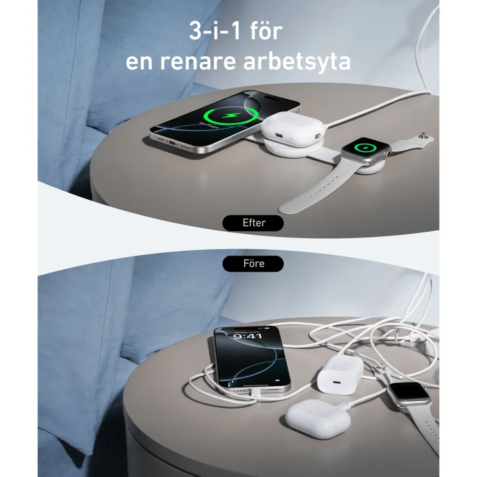 Anker MagGo Wireless Charging 3-in1