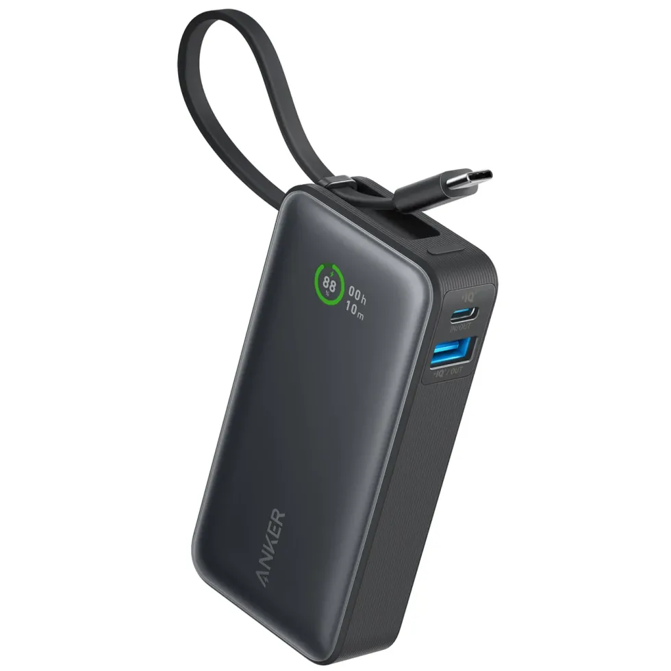 Anker Nano powerbank 30 W 10000 mAh Svart