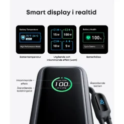 Anker Powerbank 165 W 25000 mAh med kablar