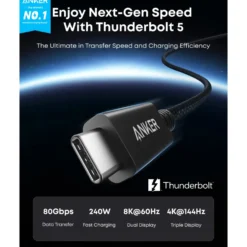 Anker Prime Thunderbolt 5-kabel 1 m