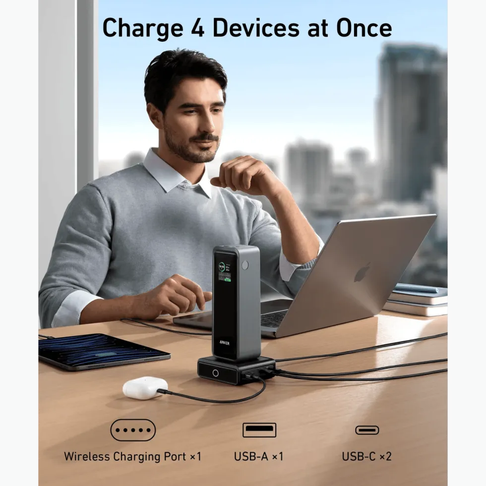Anker 100W Laddstation för Anker Prime Powerbank