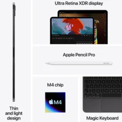 Apple iPad Pro 13 tum (M4) 256 GB Wifi Rymdsvart