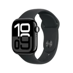 Apple Watch Series 10 GPS 42 mm Jet Black Case med Black Sport Band S/M