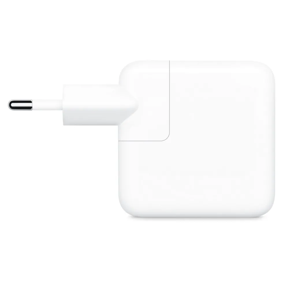 Apple 35 W usb-c-strömadapter med två portar