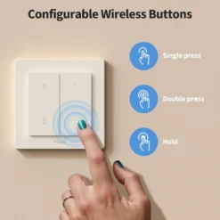 Aqara Shutter Switch H2 EU för rullgardiner och persienner