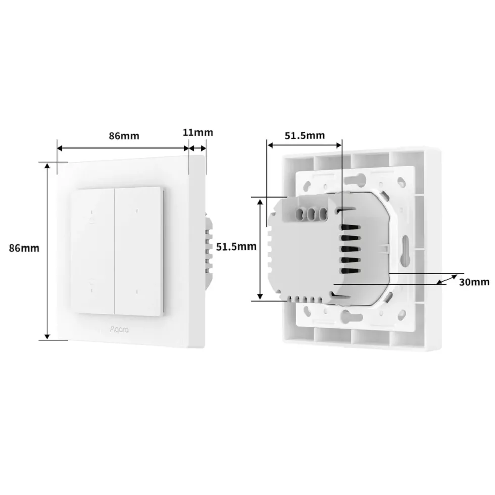 Aqara Shutter Switch H2 EU för rullgardiner och persienner