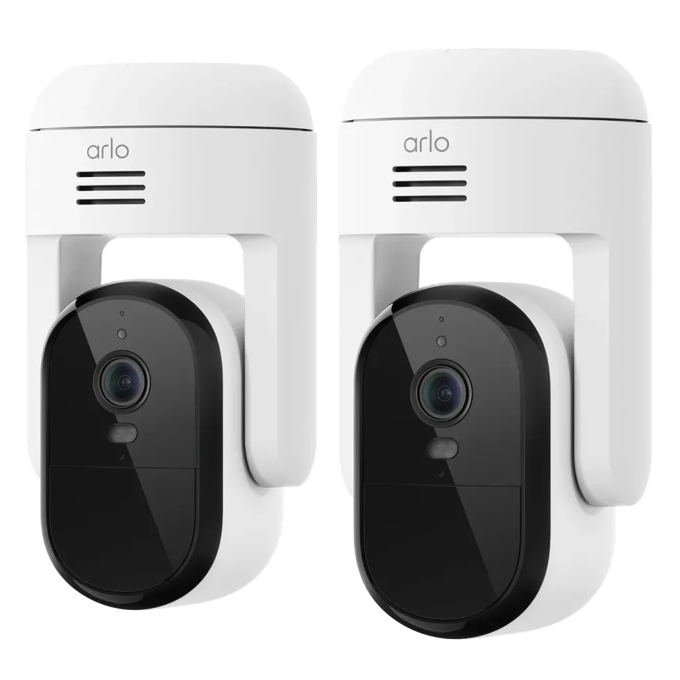 Arlo Essential 3 HD PTZ – Nätansluten övervakningskamera 2-pack
