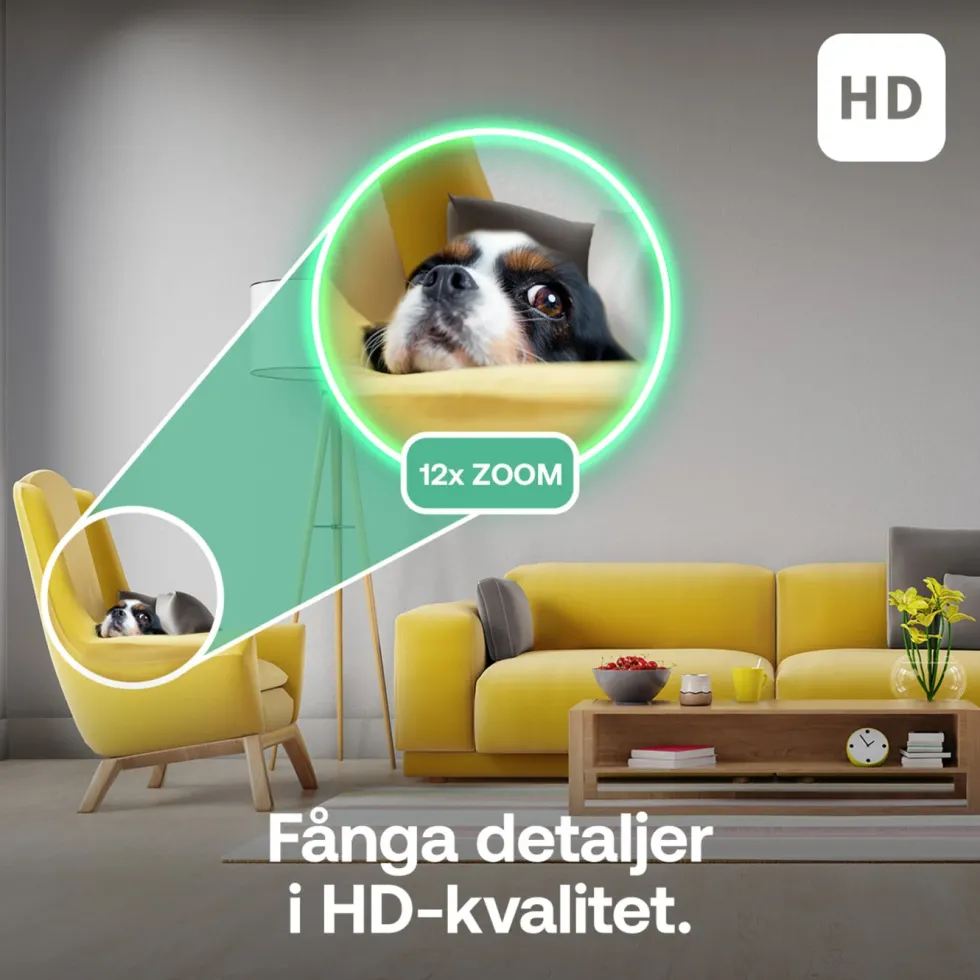 Arlo Essential 3 HD PTZ – Övervakningskamera inomhus 2-pack