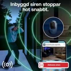 Arlo Essential 3 HD PTZ – Övervakningskamera inomhus 2-pack