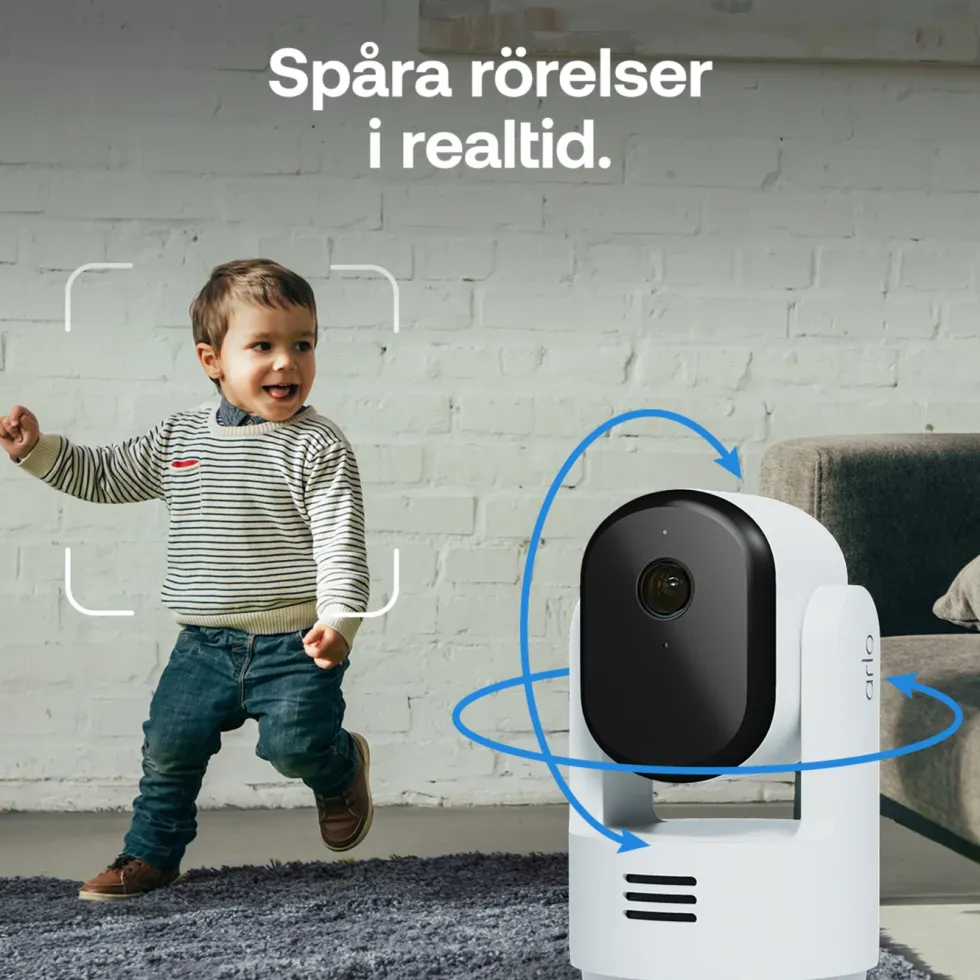 Arlo Essential 3 HD PTZ – Övervakningskamera inomhus 2-pack
