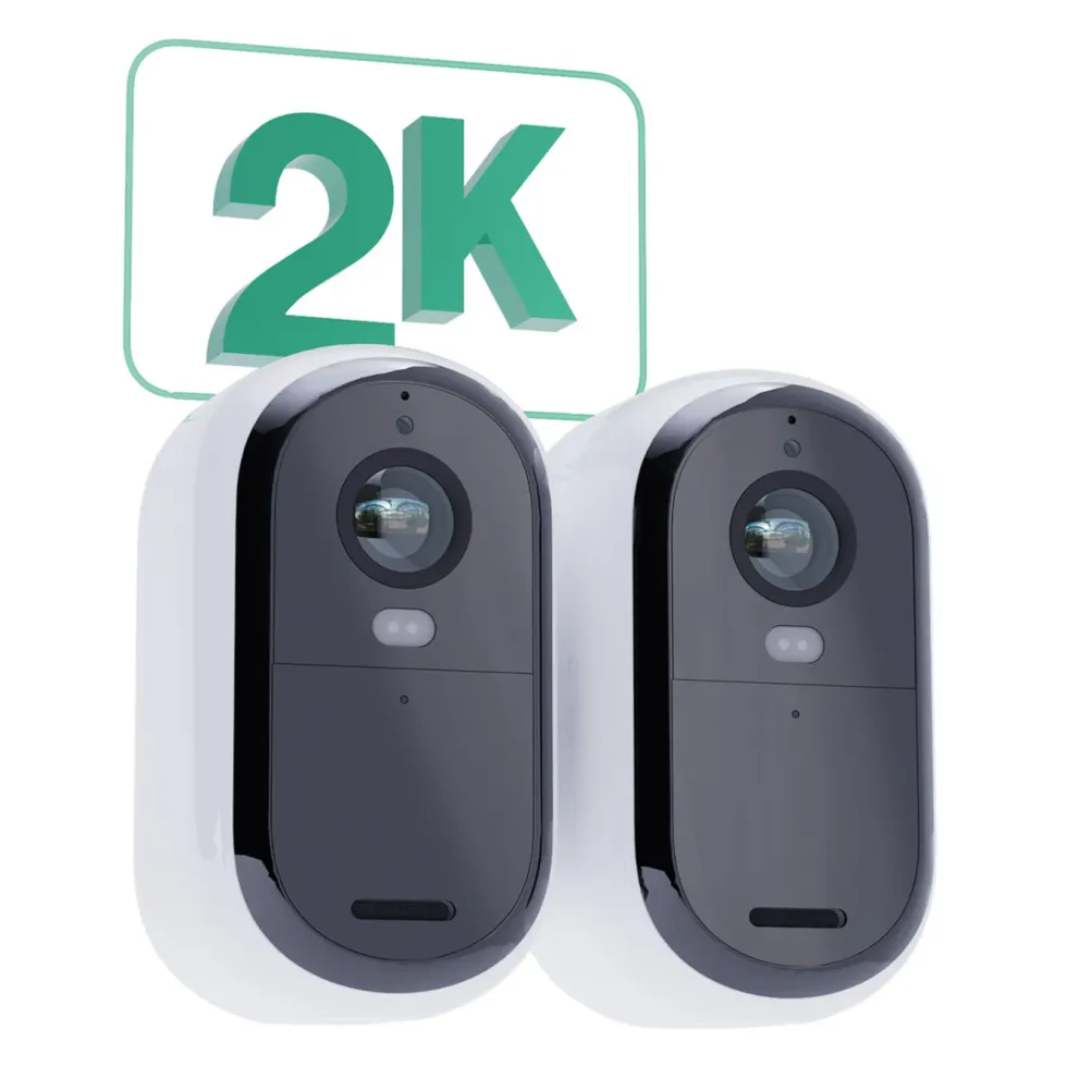 Arlo Essential 2 2K – Trådlös övervakningskamera 2-pack