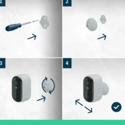 Arlo Essential 2 2K – Trådlös övervakningskamera 2-pack