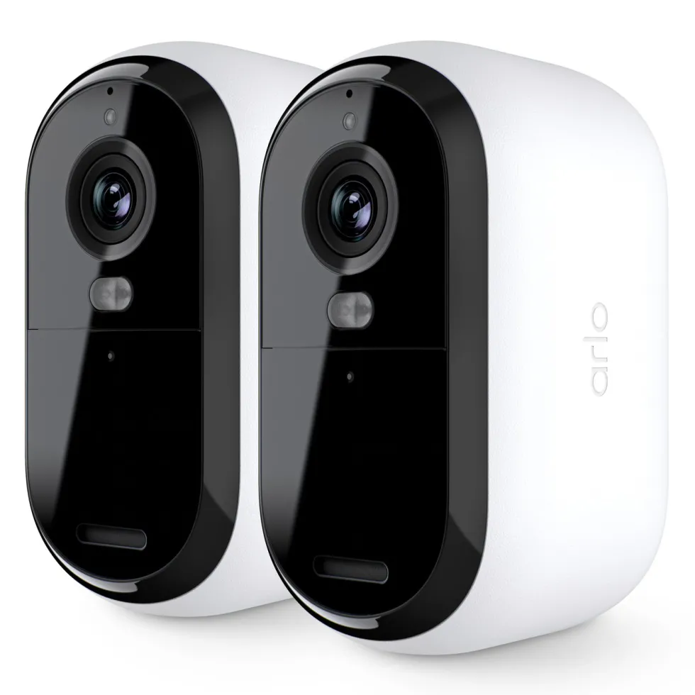 Arlo Essential 2 2K – Trådlös övervakningskamera 2-pack