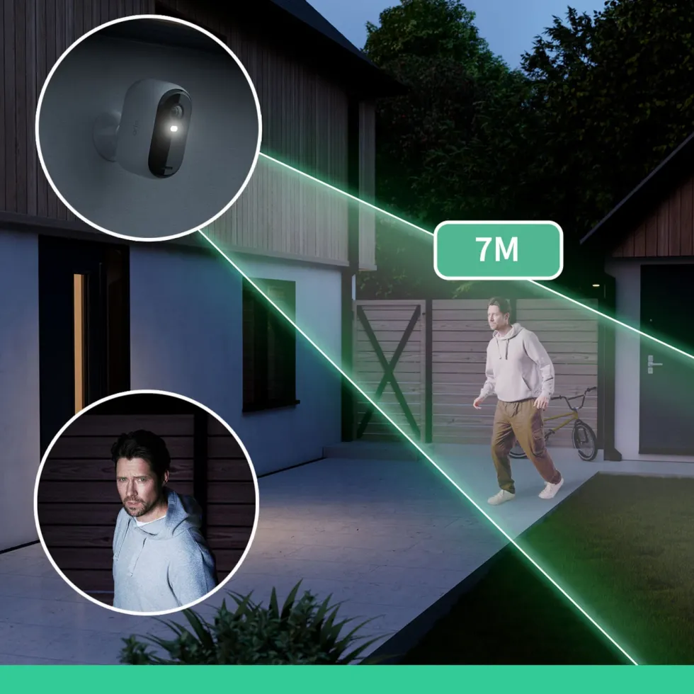 Arlo Essential 2 2K – Trådlös övervakningskamera 2-pack