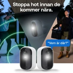 Arlo Essential 3 2K – Trådlös övervakningskamera 2-pack