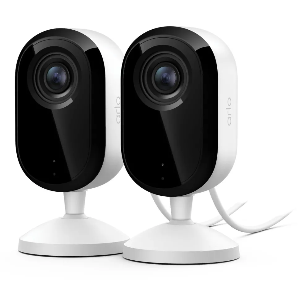 Arlo Essential 3 2K – Övervakningskamera inomhus 2-pack