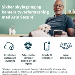 Arlo Pro 4 Spotlight – Trådlös övervakningskamera 4-pack