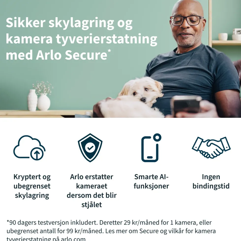 Arlo Pro 4 Spotlight – Trådlös övervakningskamera 4-pack