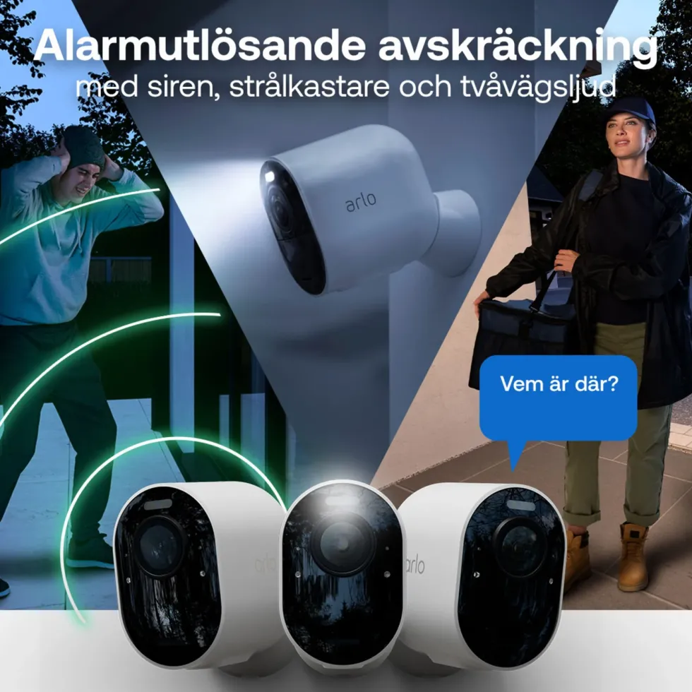 Arlo Pro 6 – Trådlös övervakningskamera 2-pack