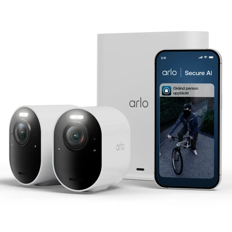 Arlo Ultra 3 4K – Trådlös övervakningskamera 2-pack