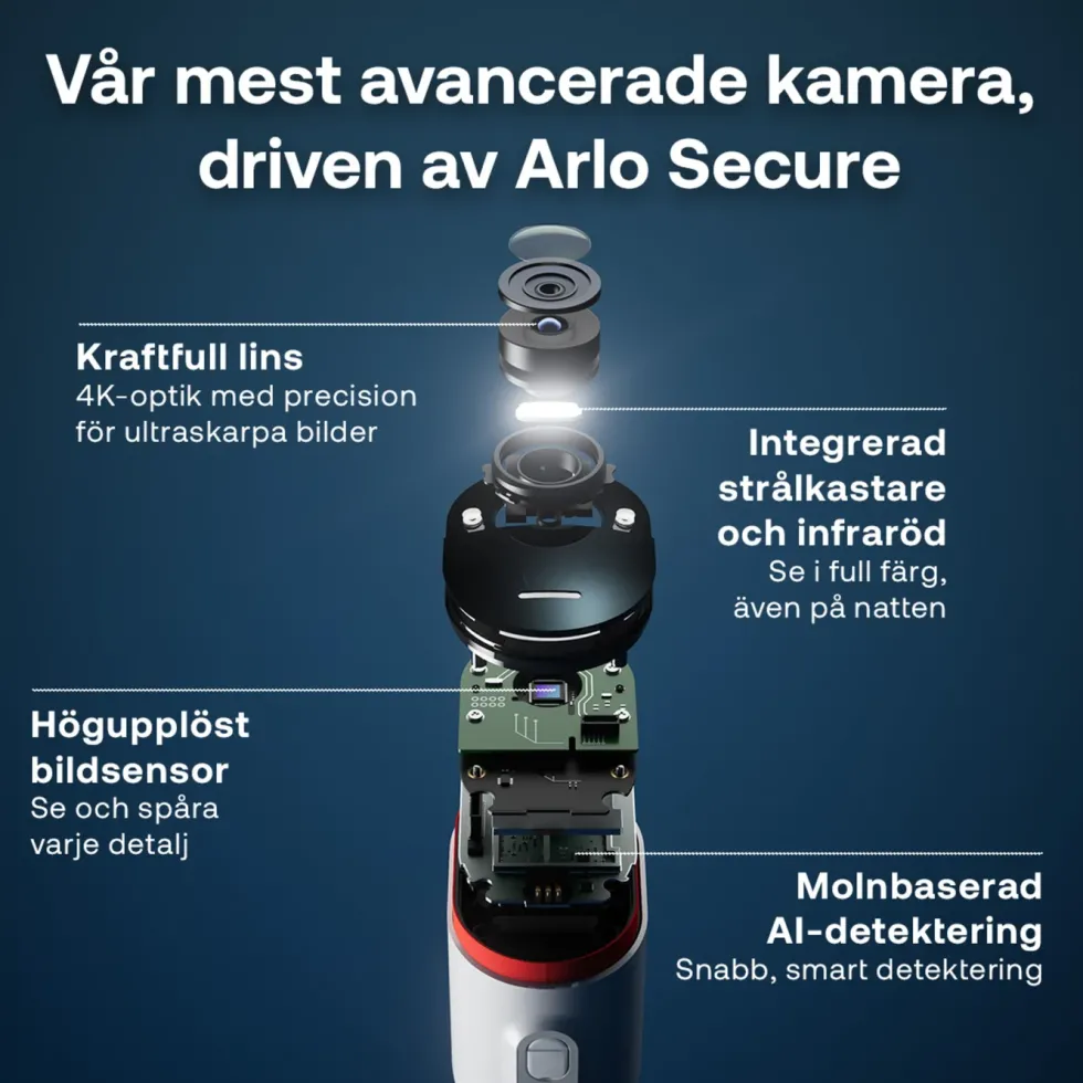 Arlo Ultra 3 4K – Trådlös övervakningskamera 2-pack