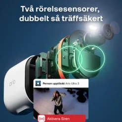 Arlo Ultra 3 4K – Trådlös övervakningskamera 2-pack