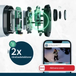 Arlo Ultra 2 Spotlight – Trådlös övervakningskamera 4-pack Svart