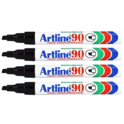 Artline Märkpenna 90 Svart 4-pack