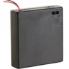 Batterihållare med switch för 4x AA