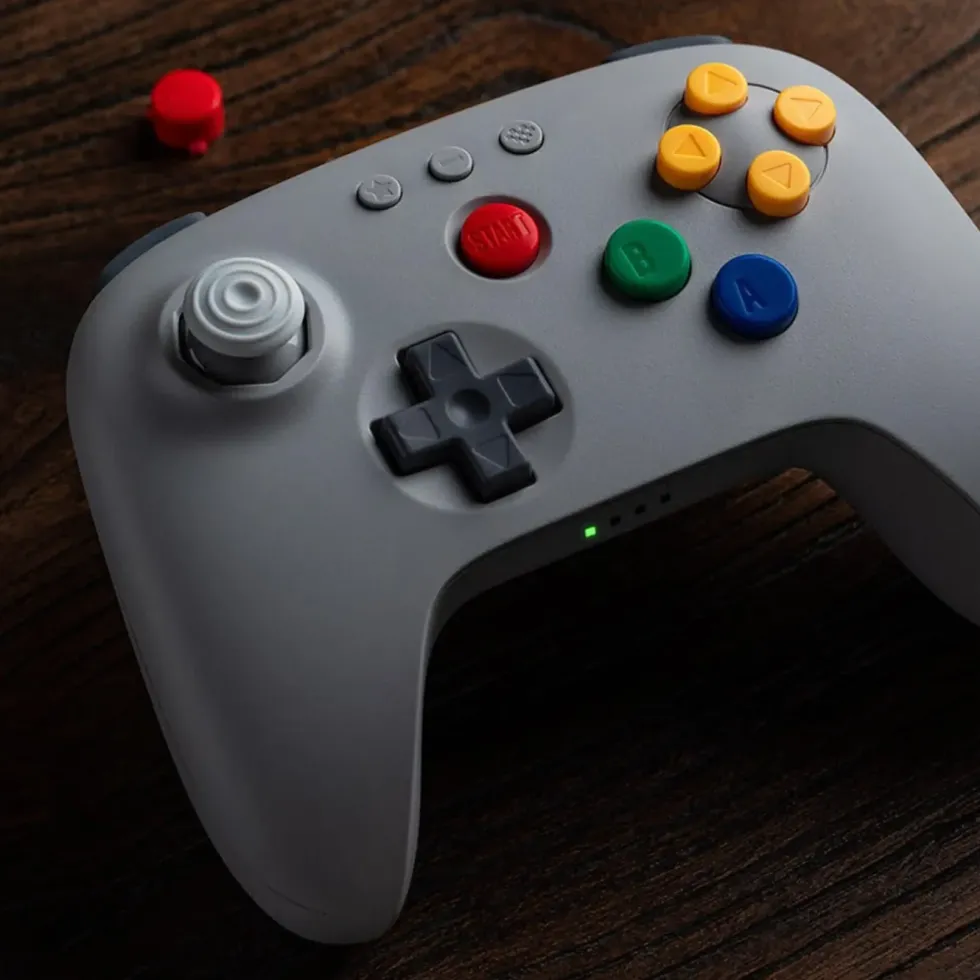 8Bitdo 64 Bluetooth Controller Classic Grey
