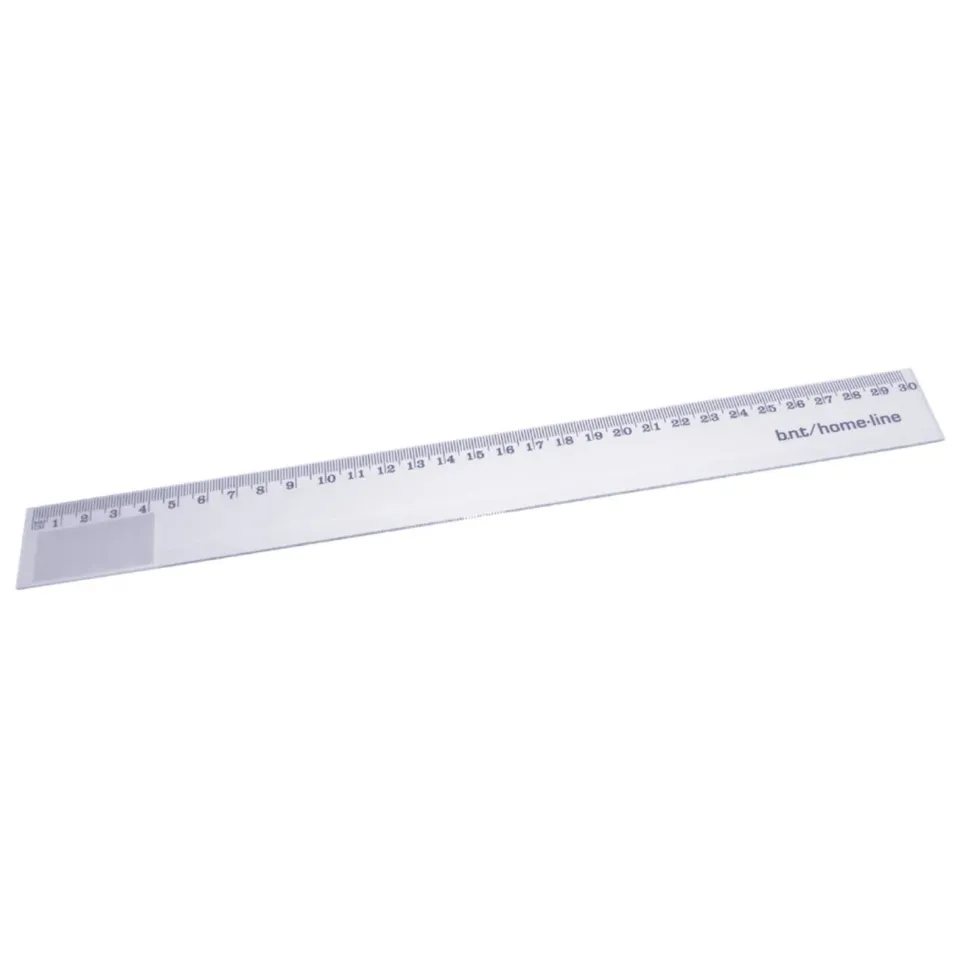 BNT Office Linjal 30 cm transparent