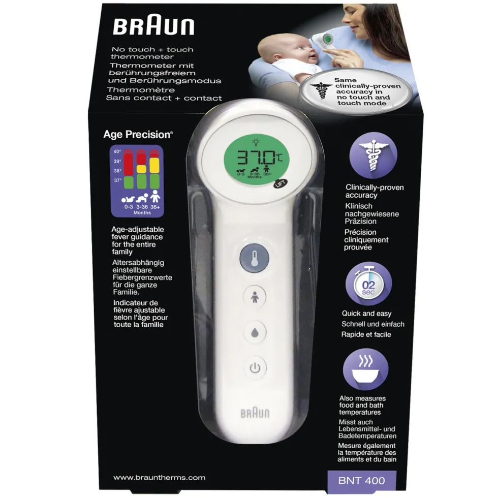 Braun No Touch Plus Febertermometer