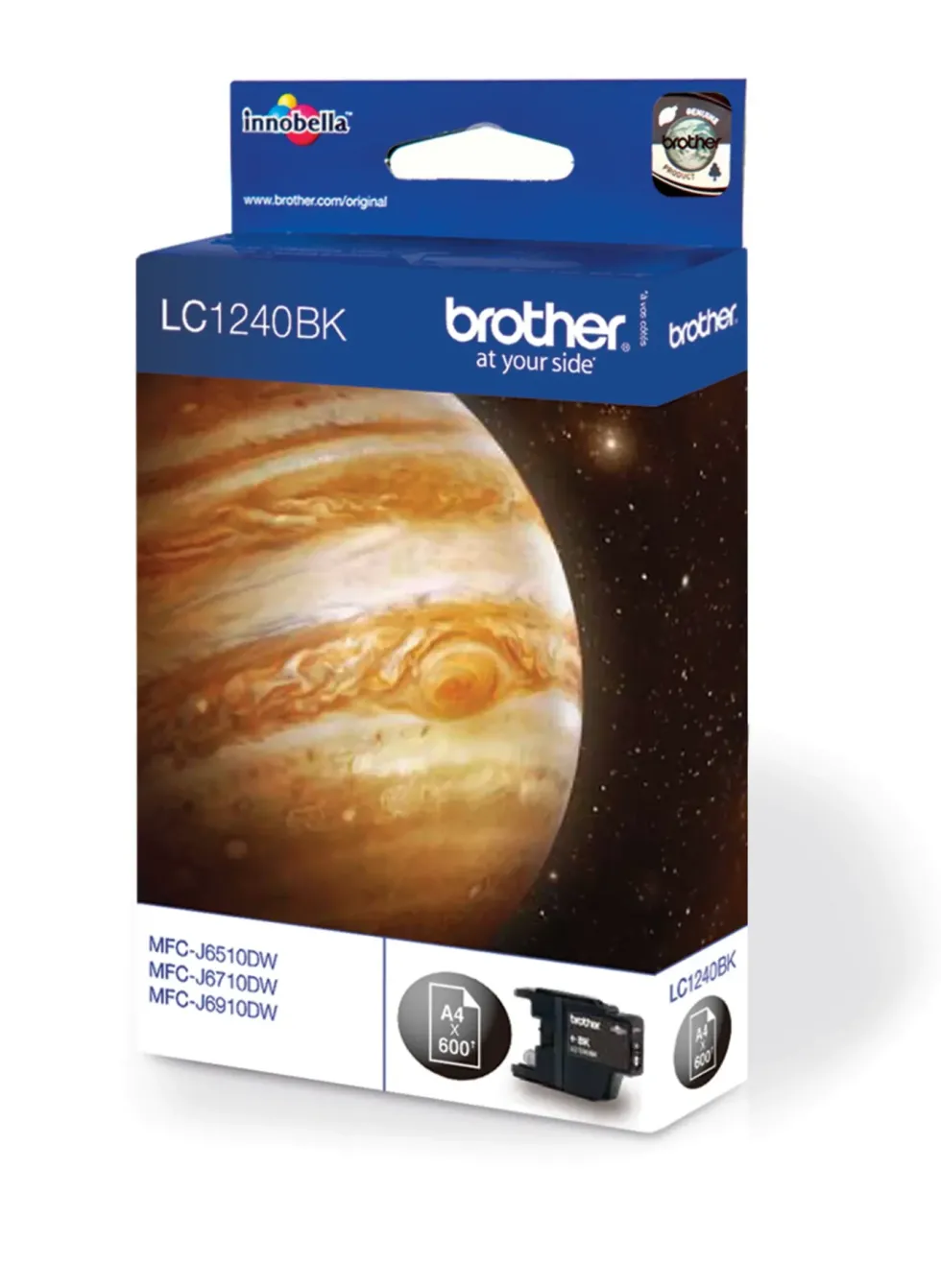 Brother LC1240BK Bläckpatron Svart