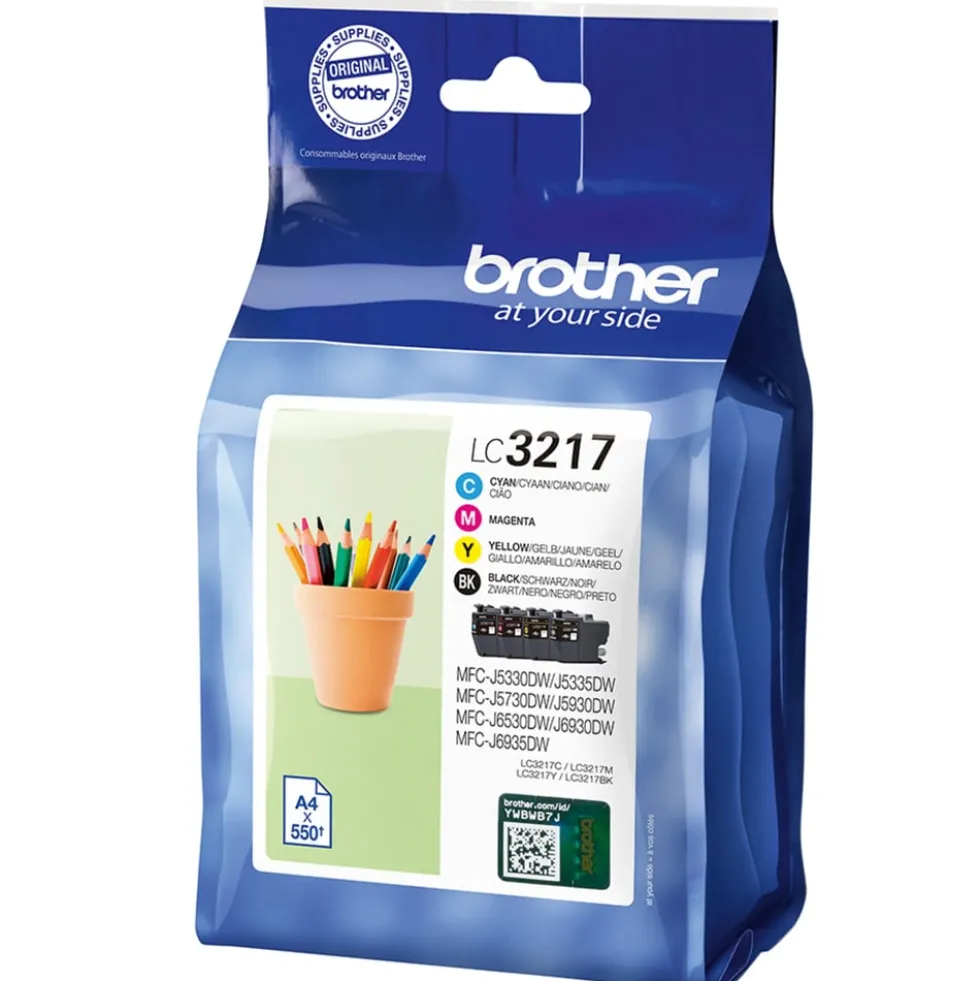 Brother LC3217 Bläckpatroner 4-pack