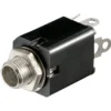 Chassikontakt med brytare 6,3 mm Mono
