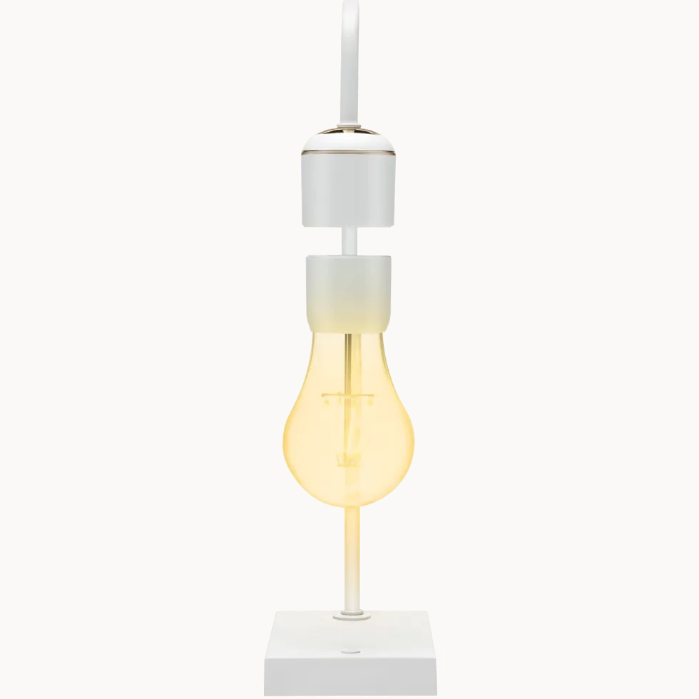 Cleverio Leviterande bordslampa Vit