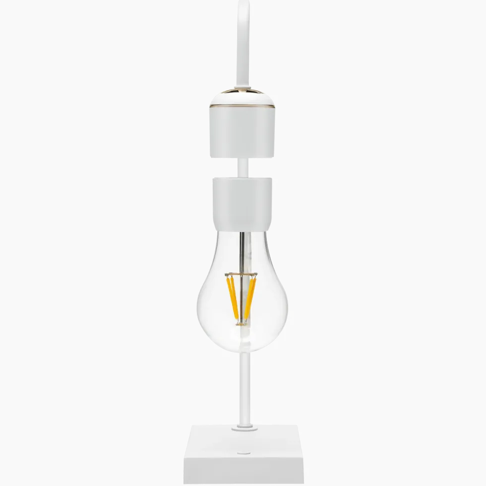 Cleverio Leviterande bordslampa Vit