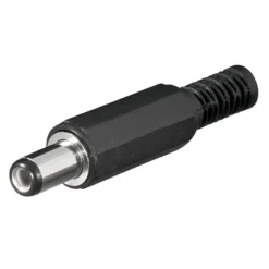 DC-kontakt med lödanslutning 5,5x2,1x9 mm